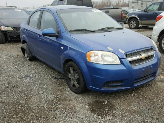 KL1TD56658B107210 - 2008 CHEVROLET AVEO BASE BLUE photo 1