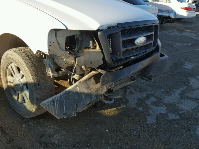 1FTPX14V48FB69999 - 2008 FORD F150 WHITE photo 9