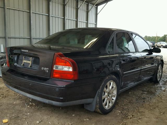 YV1TS91D421264584 - 2002 VOLVO S80 T6 TUR BLACK photo 4