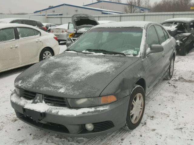 4A3AA46G03E210731 - 2003 MITSUBISHI GALANT ES GRAY photo 2