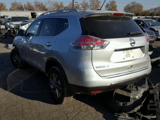 JN8AT2MT8GW004322 - 2016 NISSAN ROGUE S SILVER photo 3