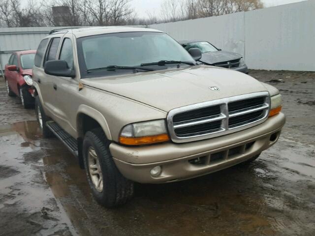 1B4HS48Z42F217250 - 2002 DODGE DURANGO SL GOLD photo 1