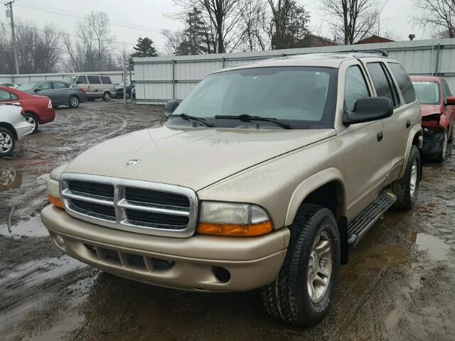 1B4HS48Z42F217250 - 2002 DODGE DURANGO SL GOLD photo 2