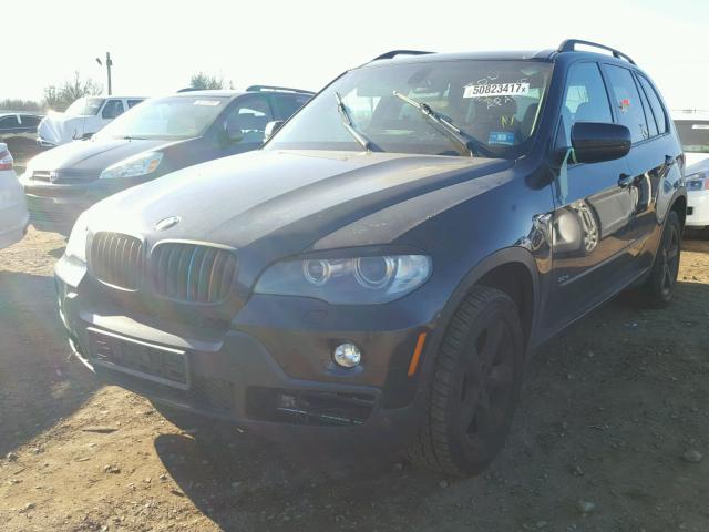 5UXFE43528L001492 - 2008 BMW X5 3.0I BLUE photo 2