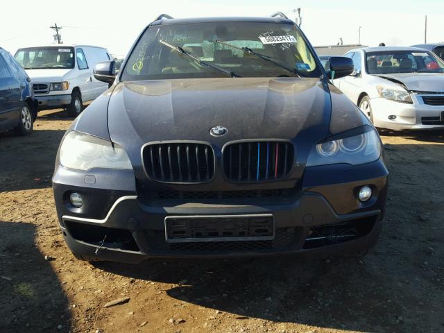 5UXFE43528L001492 - 2008 BMW X5 3.0I BLUE photo 9