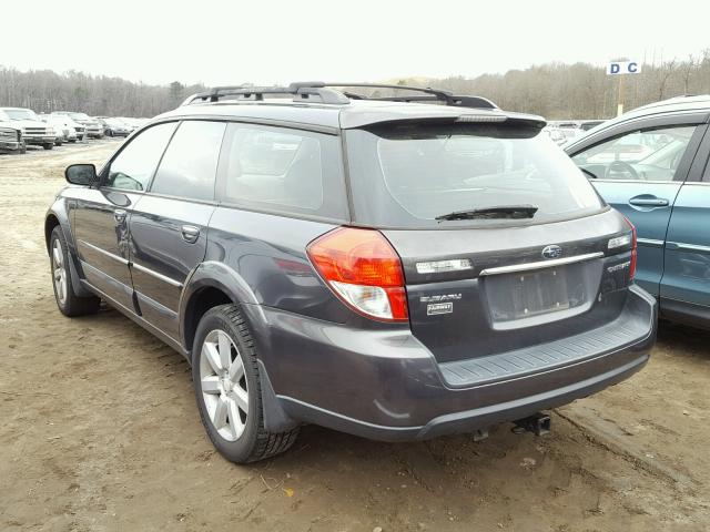 4S4BP62C287356513 - 2008 SUBARU OUTBACK 2. GRAY photo 3