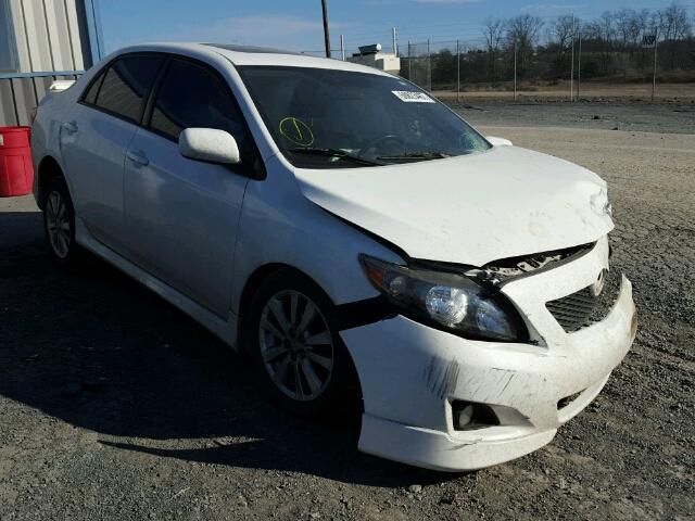 2T1BU4EE6AC450364 - 2010 TOYOTA COROLLA BA WHITE photo 1