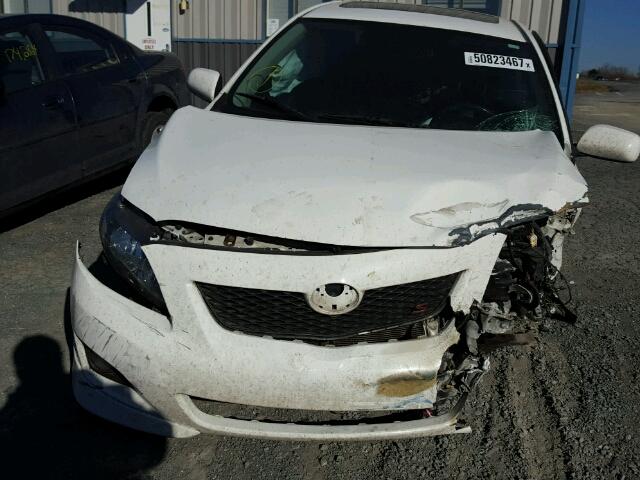 2T1BU4EE6AC450364 - 2010 TOYOTA COROLLA BA WHITE photo 10