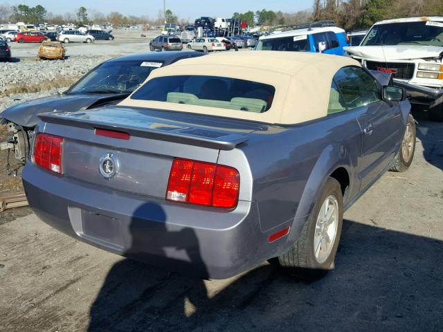 1ZVFT84N275353548 - 2007 FORD MUSTANG BLUE photo 4
