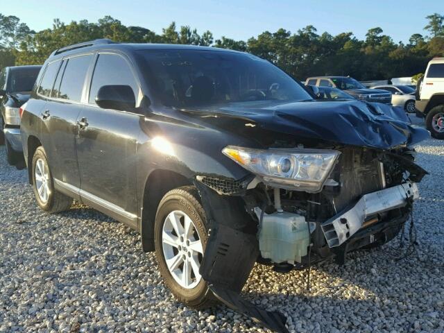 5TDZK3EH6DS126836 - 2013 TOYOTA HIGHLANDER BLACK photo 1