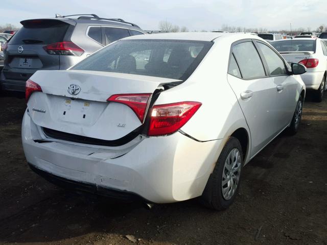 5YFBURHE4HP682531 - 2017 TOYOTA COROLLA L WHITE photo 4