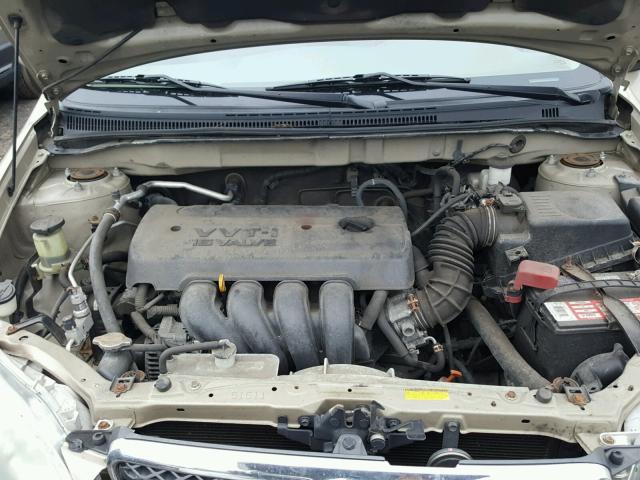 2T1BR32E77C753419 - 2007 TOYOTA COROLLA CE TAN photo 7