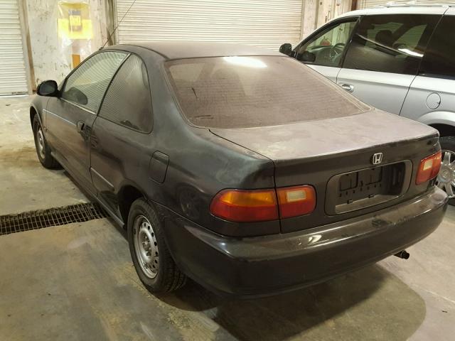 2HGEJ2121RH519132 - 1994 HONDA CIVIC DX BLACK photo 3