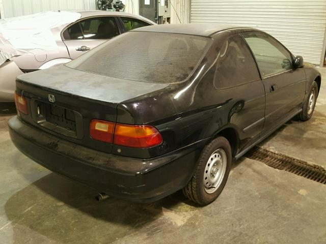 2HGEJ2121RH519132 - 1994 HONDA CIVIC DX BLACK photo 4