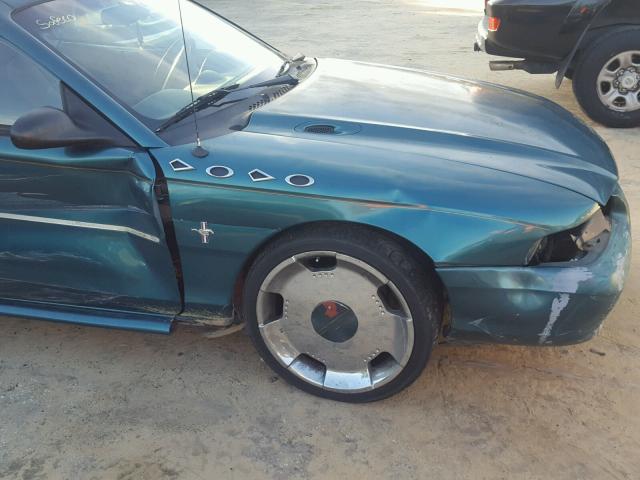 1FALP4442VF124570 - 1997 FORD MUSTANG GREEN photo 9