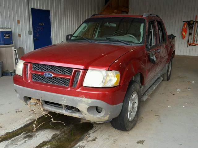 1FMZU77E63UA32370 - 2003 FORD EXPLORER S RED photo 2