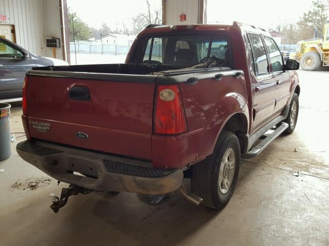 1FMZU77E63UA32370 - 2003 FORD EXPLORER S RED photo 4