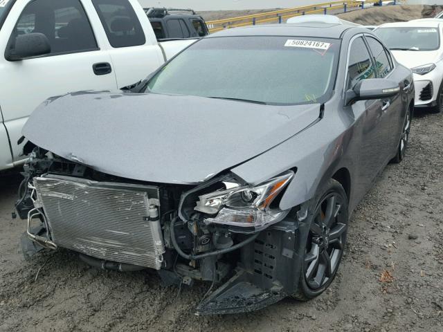 1N4AA5AP5EC451866 - 2014 NISSAN MAXIMA S GRAY photo 2