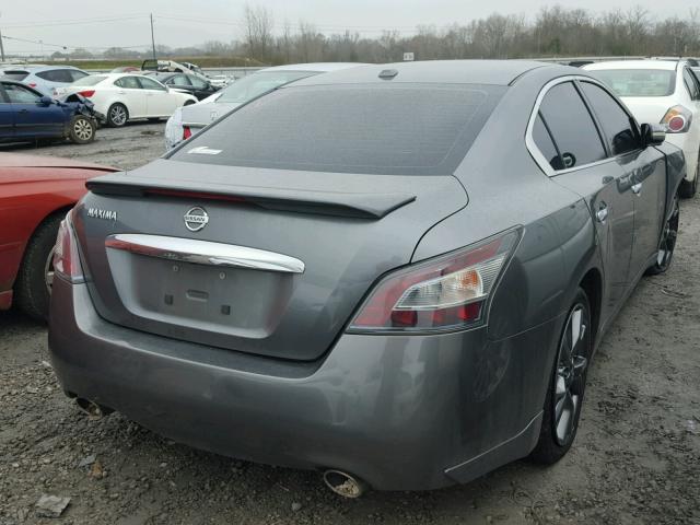 1N4AA5AP5EC451866 - 2014 NISSAN MAXIMA S GRAY photo 4