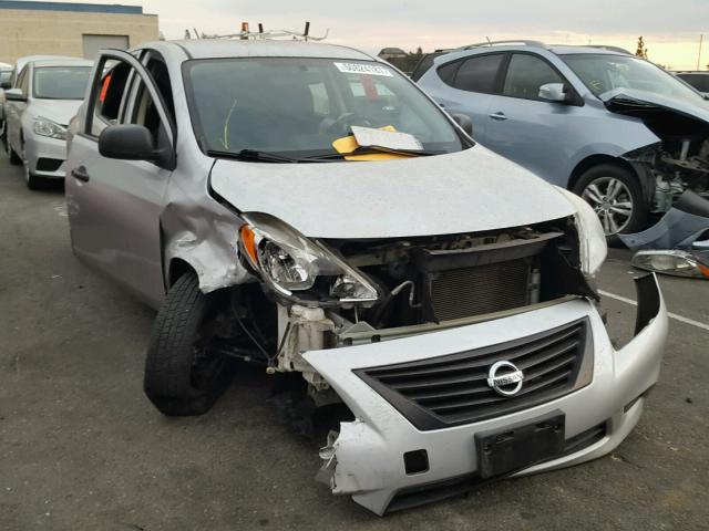 3N1CN7AP4CL946034 - 2012 NISSAN VERSA S SILVER photo 1