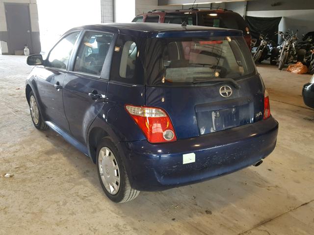 JTKKT624165007059 - 2006 TOYOTA SCION XA BLUE photo 3
