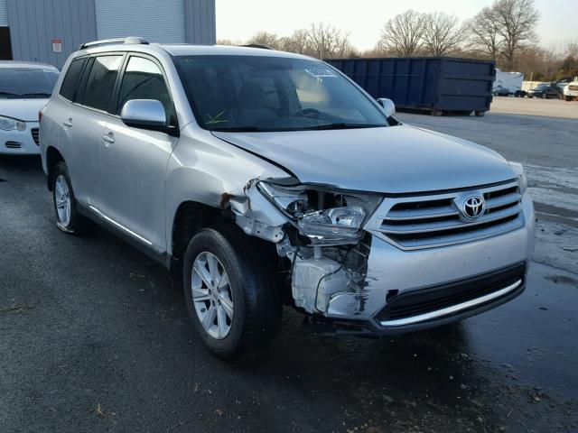 5TDZK3EH6CS073070 - 2012 TOYOTA HIGHLANDER SILVER photo 1