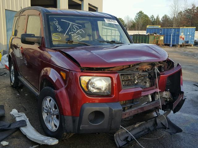 5J6YH18798L007567 - 2008 HONDA ELEMENT EX MAROON photo 1