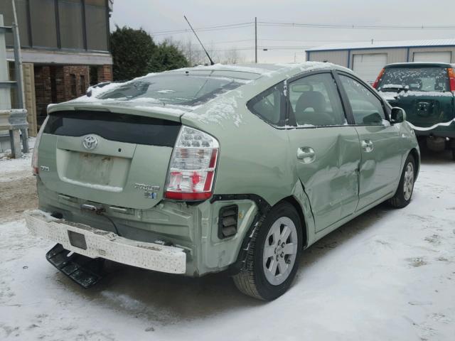 JTDKB20U763130754 - 2006 TOYOTA PRIUS GREEN photo 4