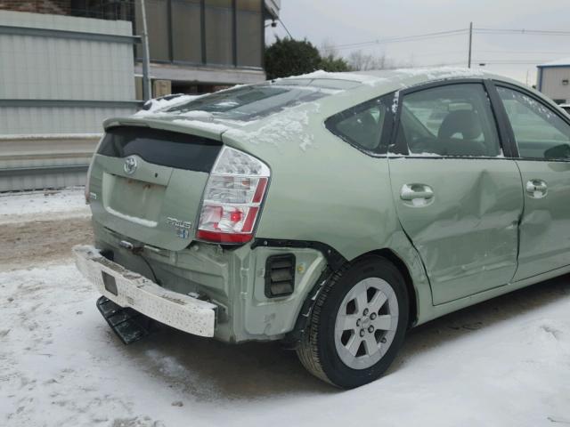 JTDKB20U763130754 - 2006 TOYOTA PRIUS GREEN photo 9