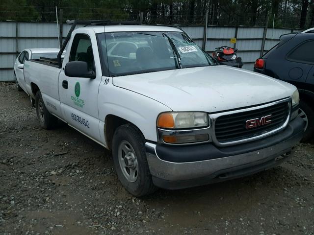 1GTEC14W3YE107544 - 2000 GMC NEW SIERRA WHITE photo 1