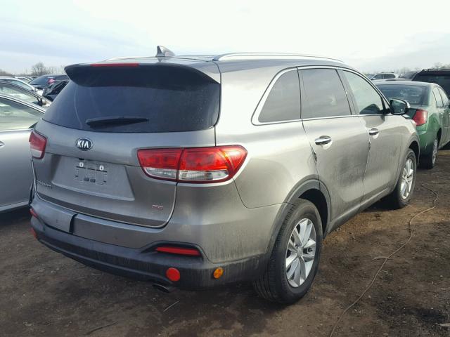 5XYPG4A35HG264122 - 2017 KIA SORENTO LX GRAY photo 4