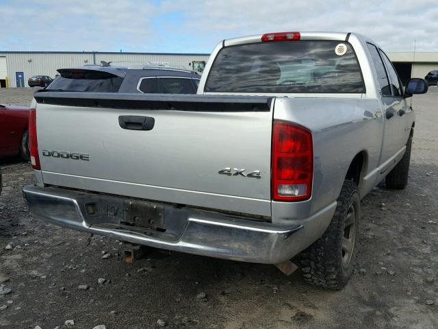 1B7HU18N92J117182 - 2002 DODGE RAM 1500 SILVER photo 4