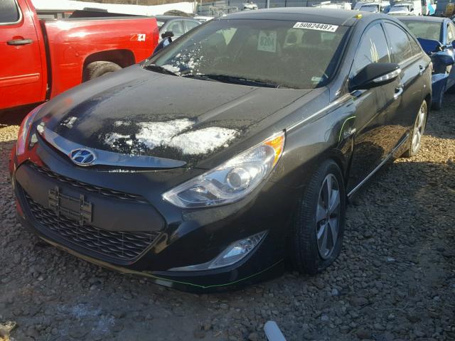 KMHEC4A48CA038611 - 2012 HYUNDAI SONATA HYB BLACK photo 2