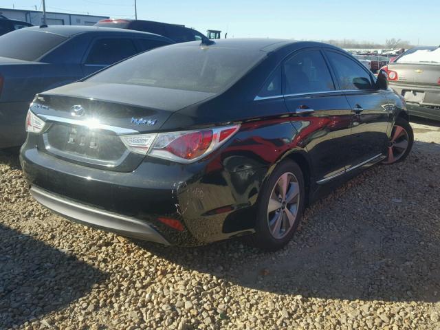 KMHEC4A48CA038611 - 2012 HYUNDAI SONATA HYB BLACK photo 4