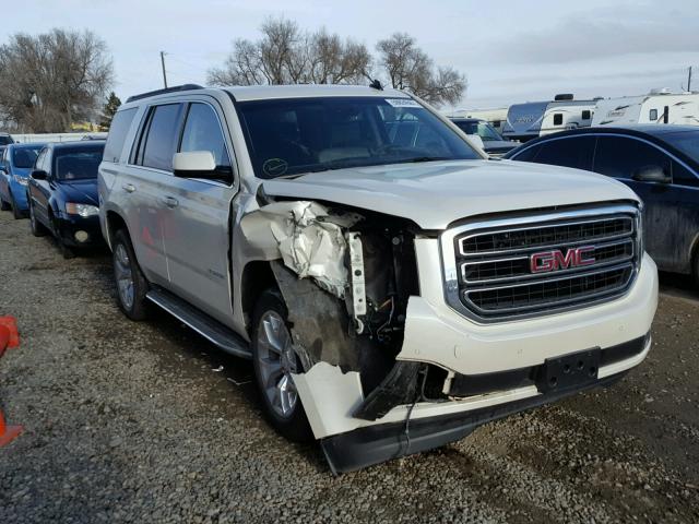 1GKS2BKC4FR153947 - 2015 GMC YUKON SLT WHITE photo 1