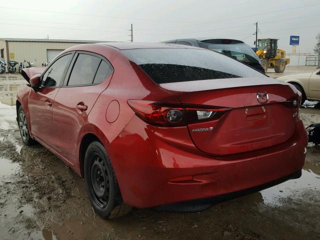 3MZBM1U79FM167356 - 2015 MAZDA 3 SPORT RED photo 3