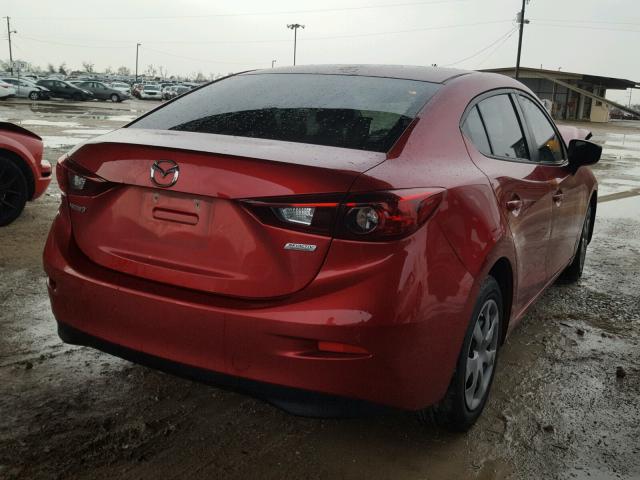 3MZBM1U79FM167356 - 2015 MAZDA 3 SPORT RED photo 4