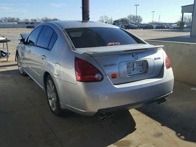 1N4BA41E27C835376 - 2007 NISSAN MAXIMA SE SILVER photo 3