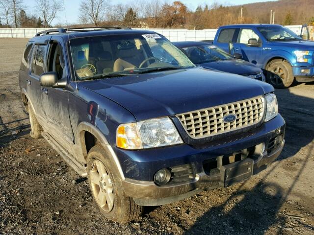 1FMZU74KX4UA75556 - 2004 FORD EXPLORER E BLUE photo 1