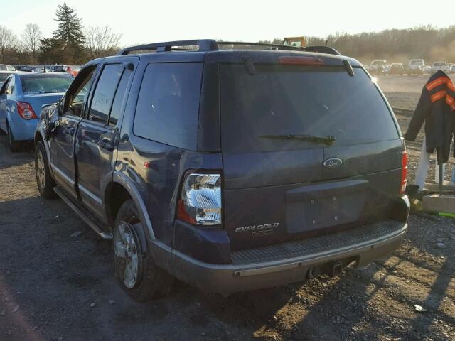 1FMZU74KX4UA75556 - 2004 FORD EXPLORER E BLUE photo 3