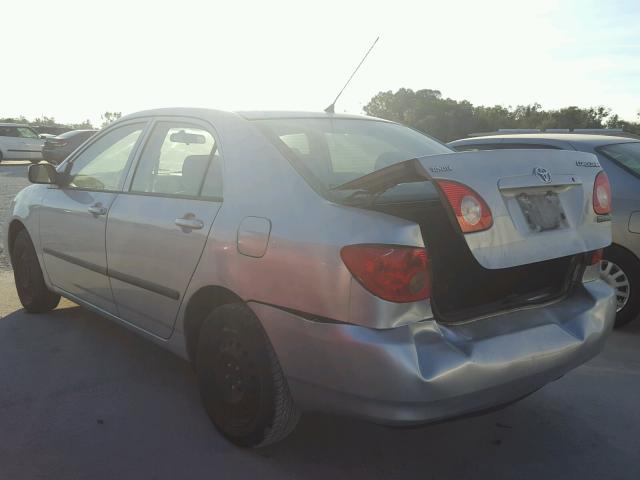 1NXBR32E57Z912839 - 2007 TOYOTA COROLLA CE SILVER photo 3