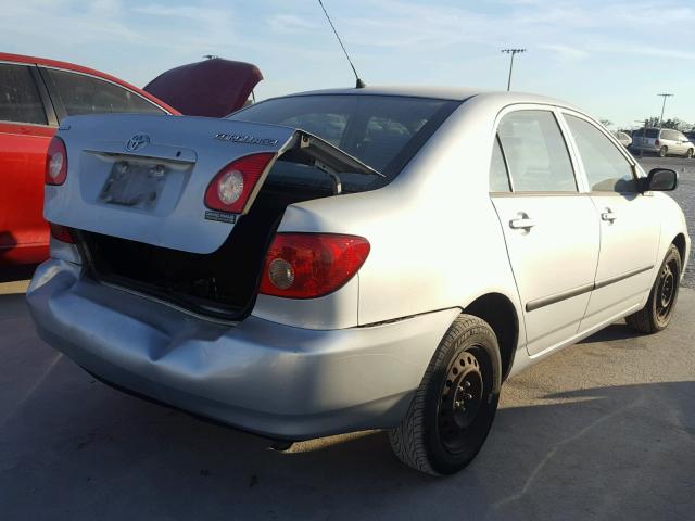 1NXBR32E57Z912839 - 2007 TOYOTA COROLLA CE SILVER photo 4