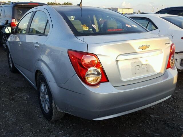1G1JA5SH2C4180296 - 2012 CHEVROLET SONIC LS 银色 照片 3