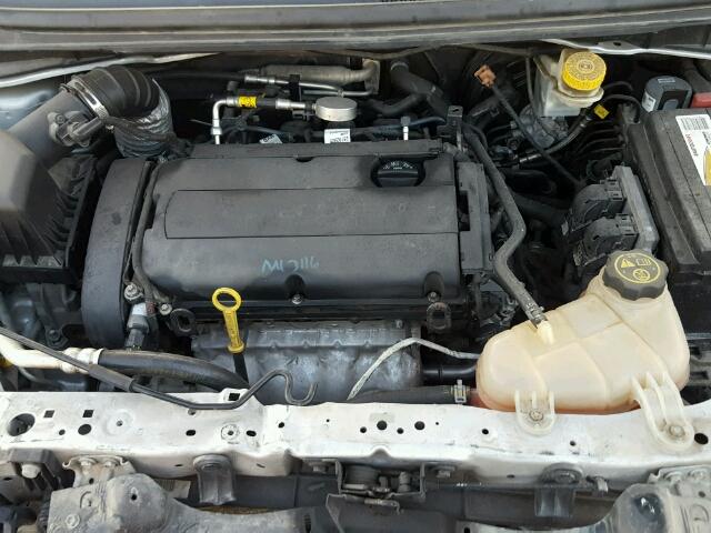 1G1JA5SH2C4180296 - 2012 CHEVROLET SONIC LS 银色 照片 7