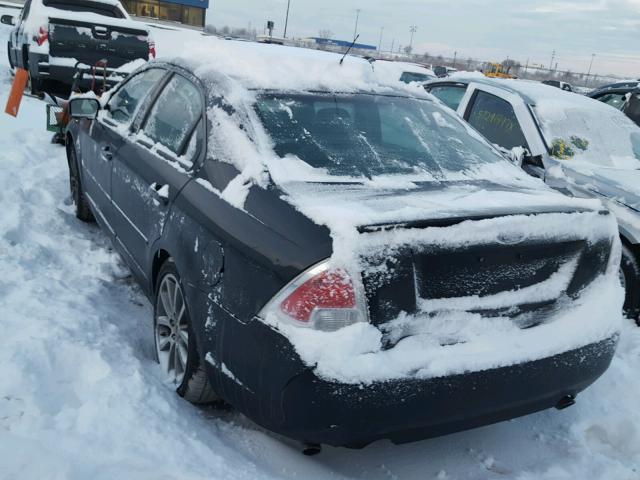 3FAHP07109R193265 - 2009 FORD FUSION SE BLACK photo 3