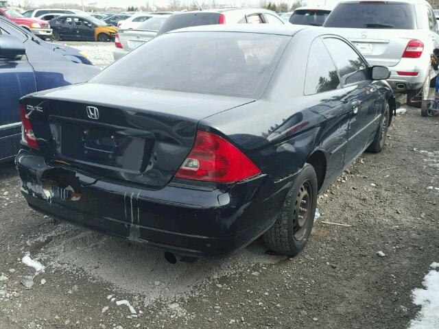 1HGEM21572L817131 - 2002 HONDA CIVIC LX BLACK photo 4