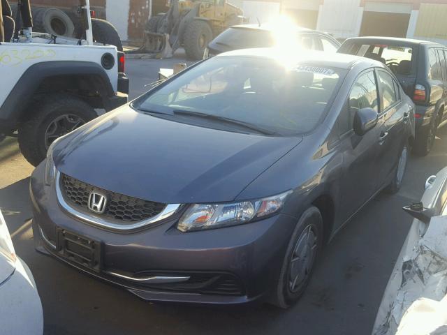 2HGFB2F60FH531846 - 2015 HONDA CIVIC HF GRAY photo 2