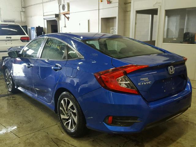 19XFC2F75GE033790 - 2016 HONDA CIVIC EX BLUE photo 3