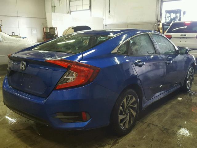 19XFC2F75GE033790 - 2016 HONDA CIVIC EX BLUE photo 4