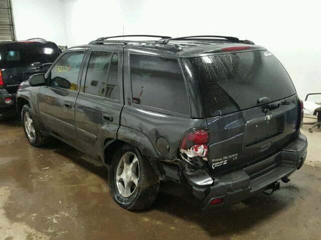 1GNDT13S372252326 - 2007 CHEVROLET TRAILBLAZE GRAY photo 3